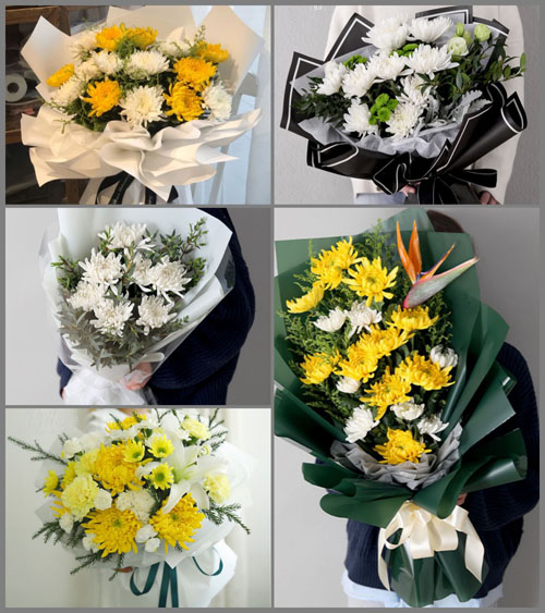黑龙江黑河爱辉区兴安街道白事花束代送
